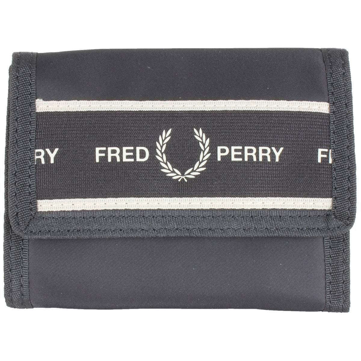 Fred Perry Graphic Tape Wallet - Black