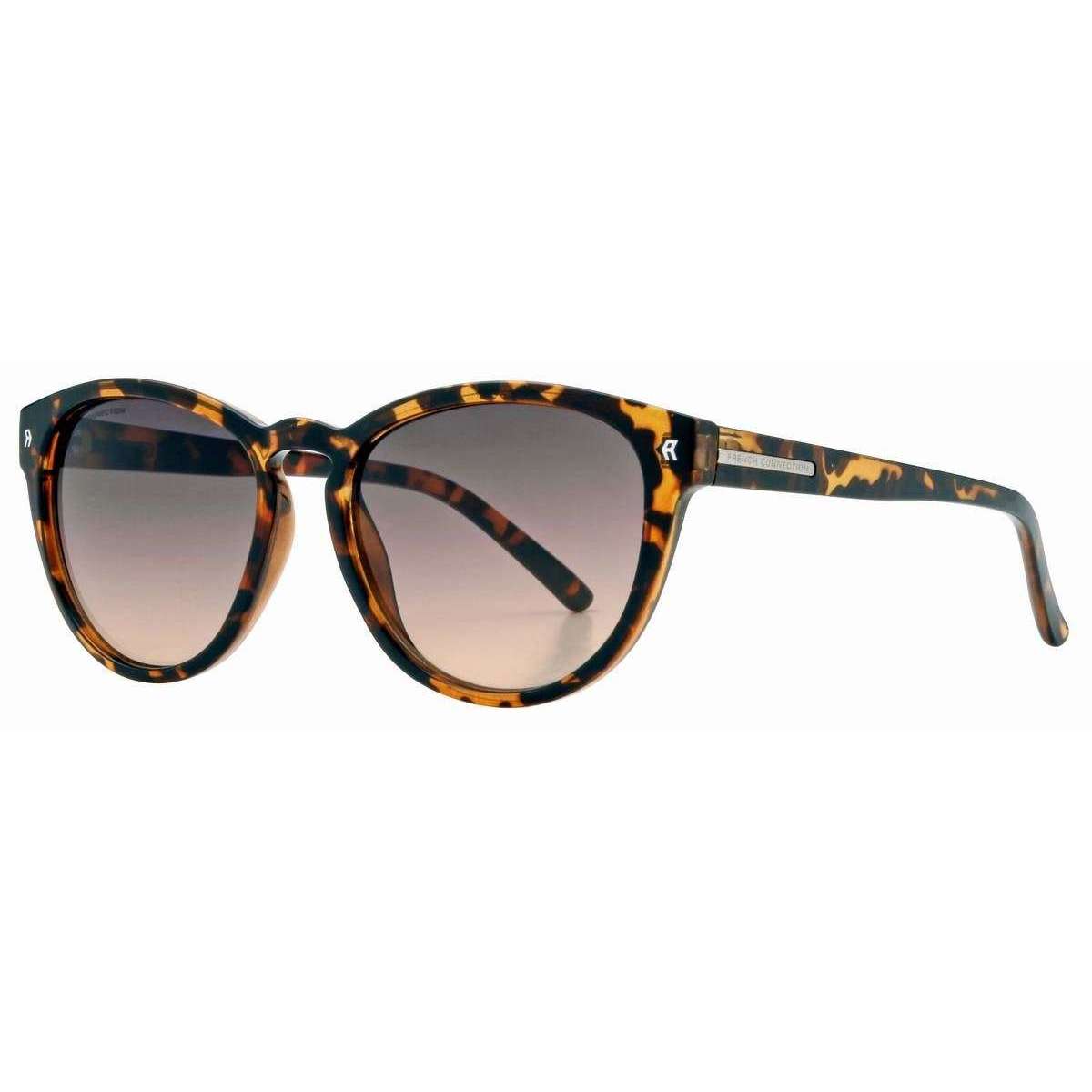 French Connection Modern Cat Eye Sunglasses - Classic Tort Brown