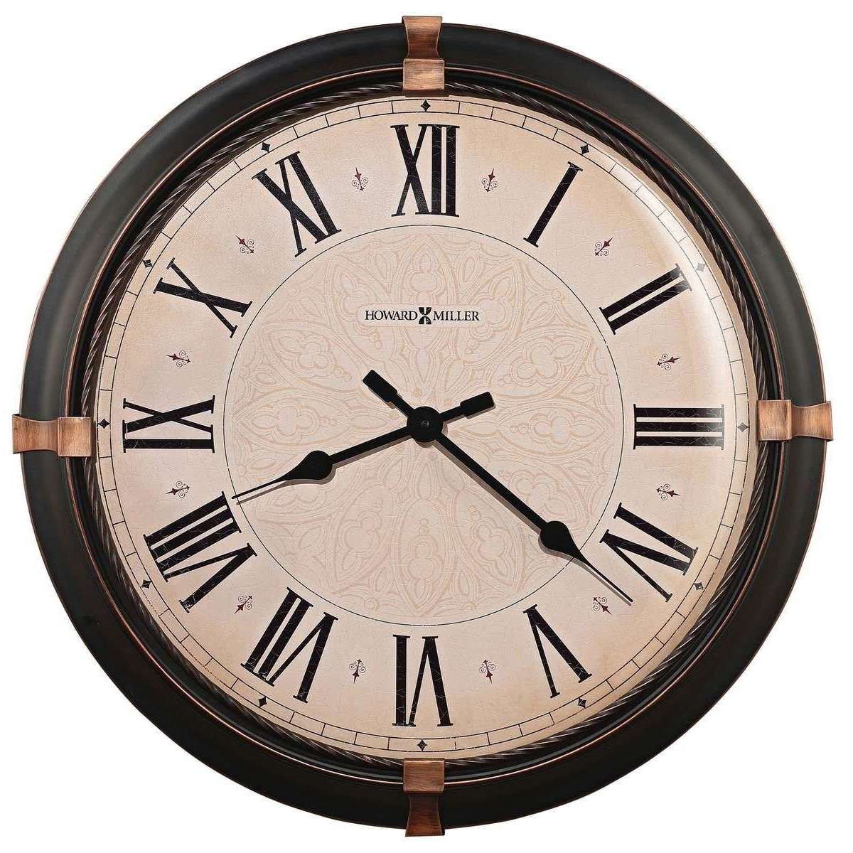 Howard Miller Atwater Wall Clock - Aged Bronze