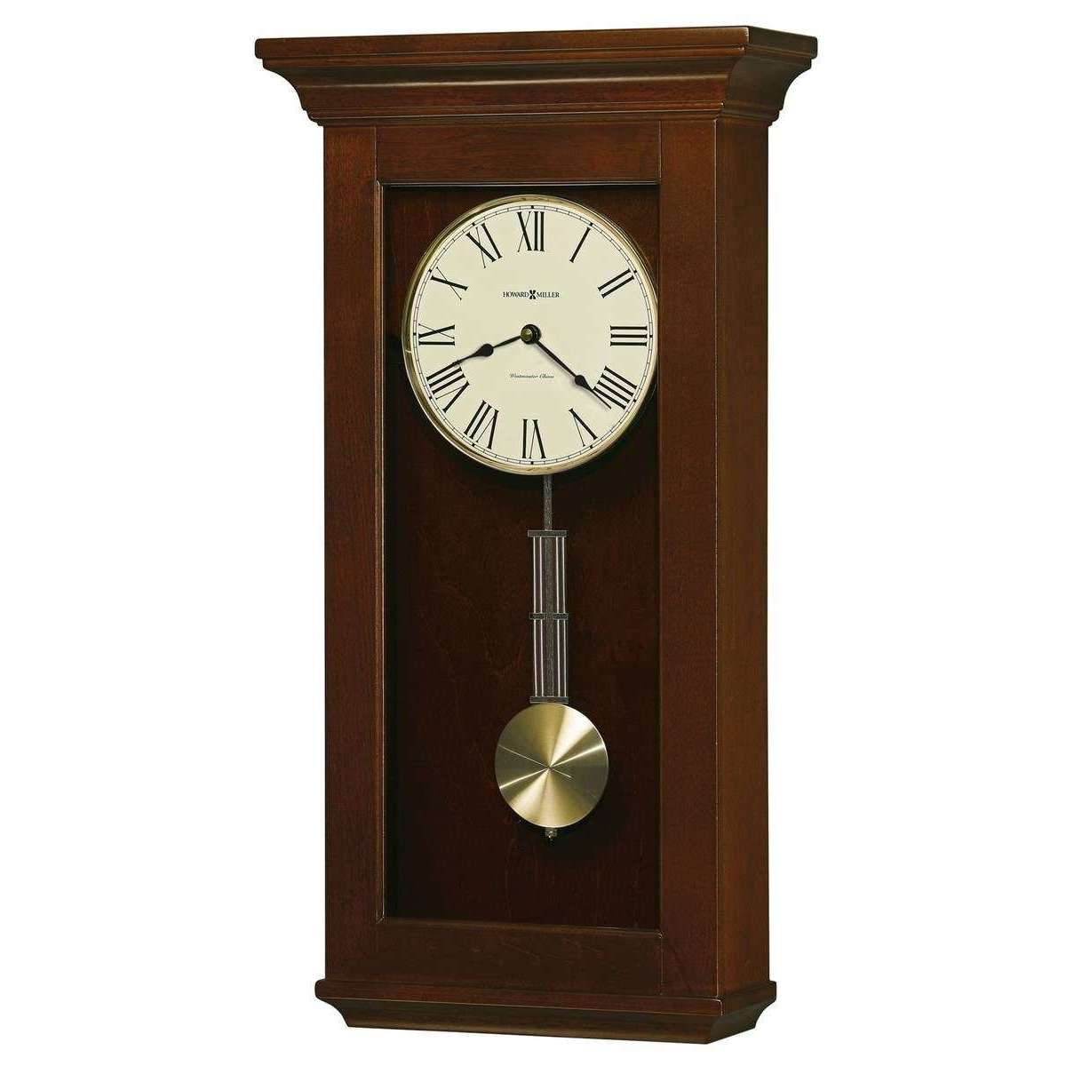 Howard Miller Continental Wall Clock - Cherry Brown