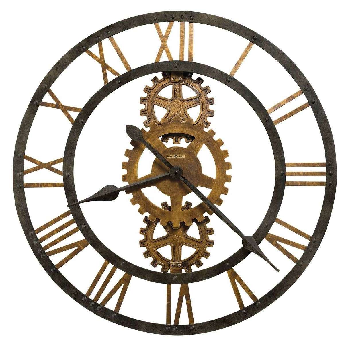 Howard Miller Crosby Wall Clock - Iron Grey