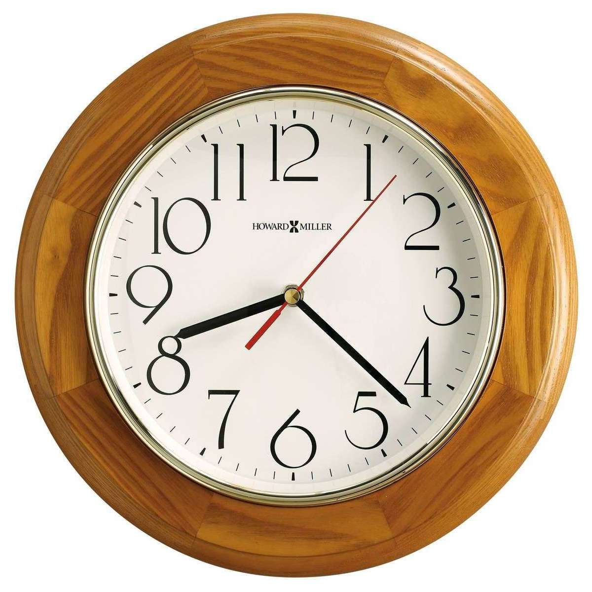 Howard Miller Grantwood Wall Clock - Oak Brown