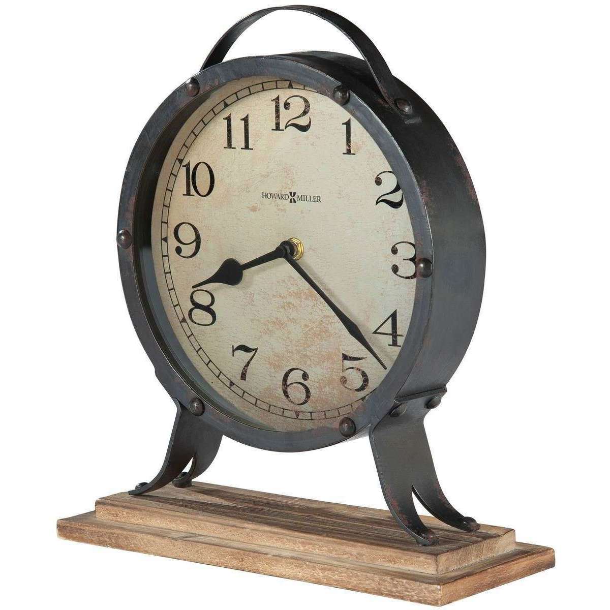 Howard Miller Gravelyn Mantel Clock - Antique Black