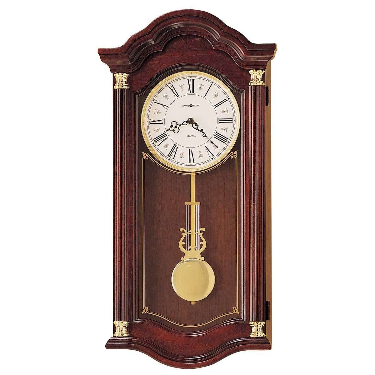 Howard Miller Lambourn I Wall Clock - Windsor Cherry Brown