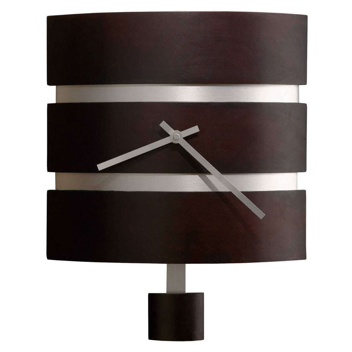 Howard Miller Morrison Wall Clock - Brown/Silver