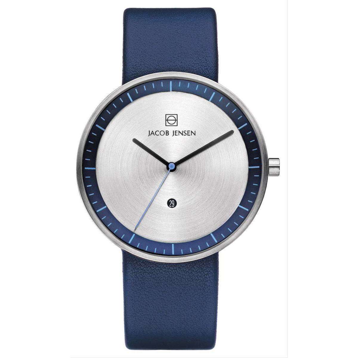 Jacob Jensen Strata Series Watch - Blue/Silver