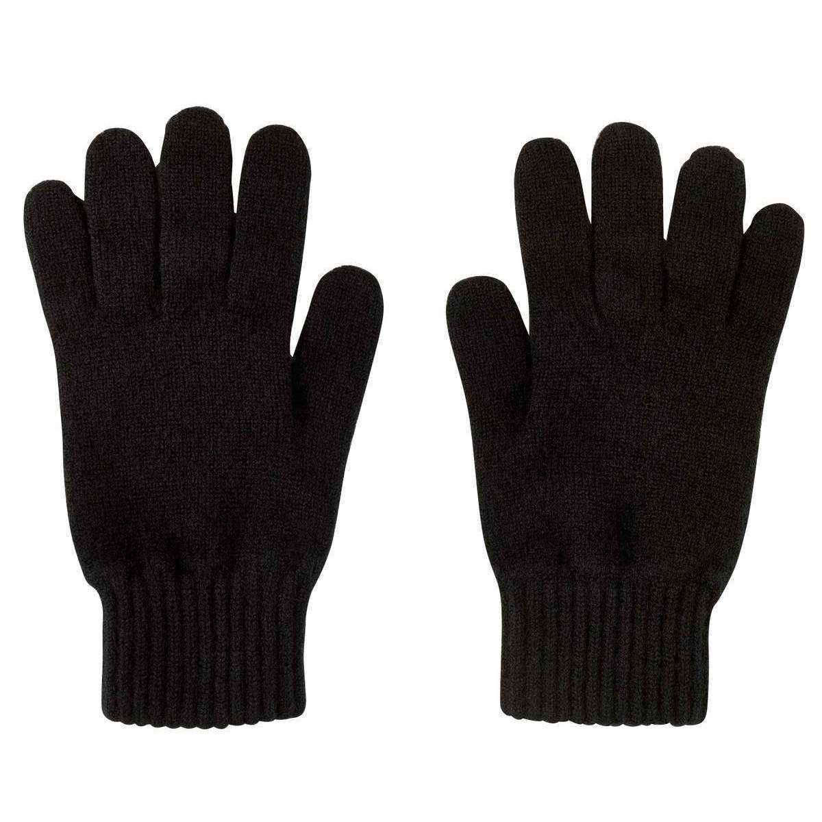 Johnstons of Elgin Jersey Gloves - Black