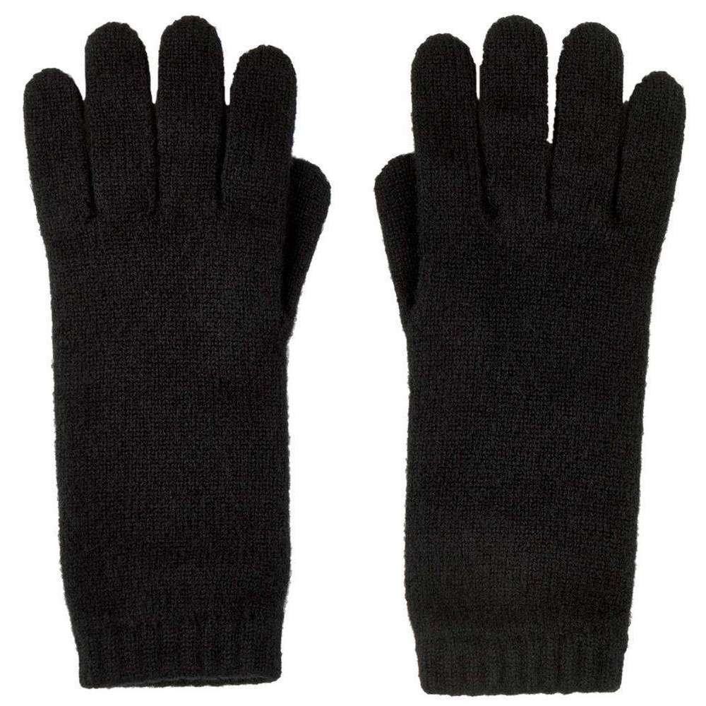 Johnstons of Elgin Short Cuff Gloves - Black