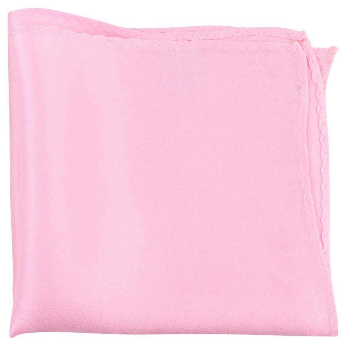 Knightsbridge Neckwear Fine Silk Pocket Square - Light Pink