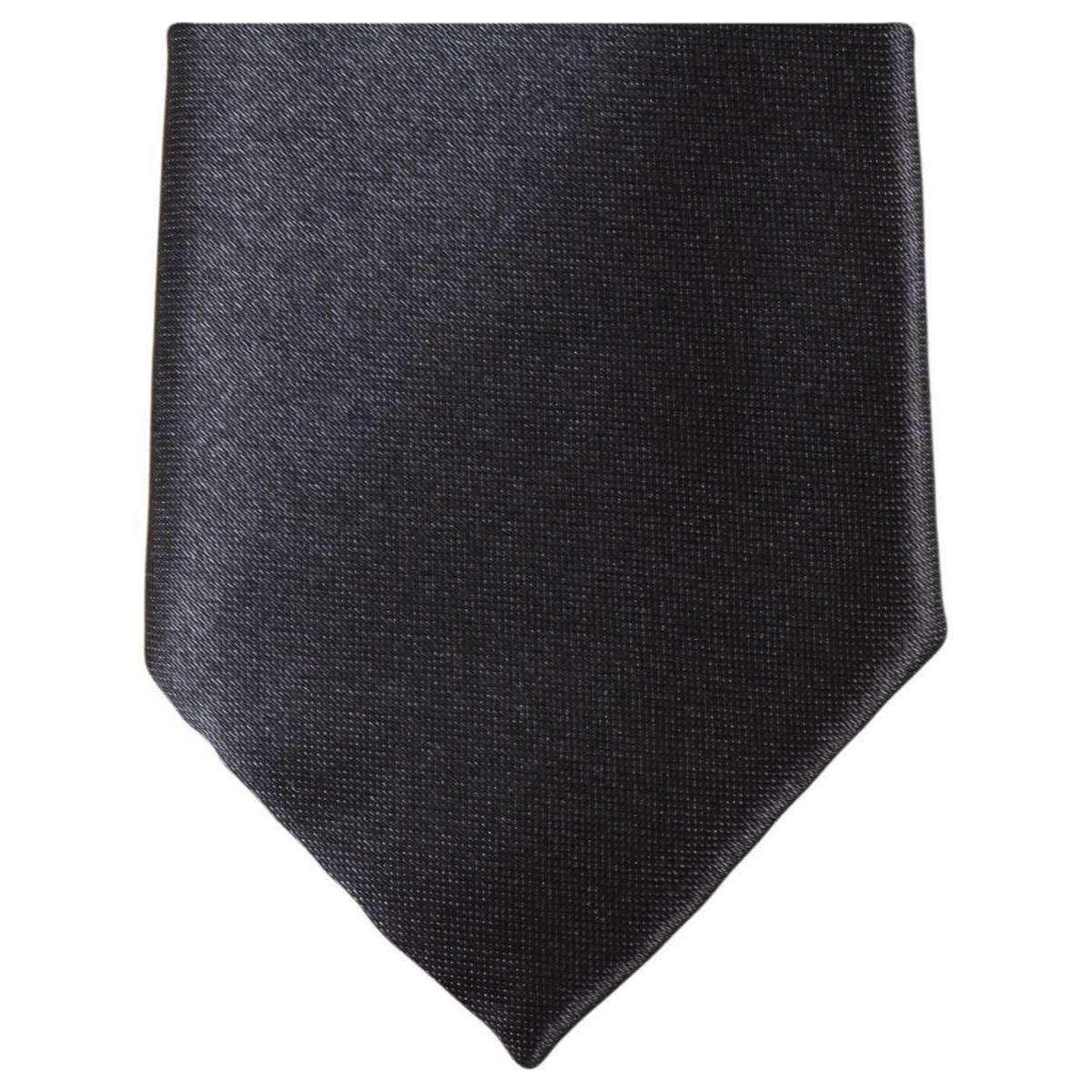 Knightsbridge Neckwear Slim Polyester Tie - Black