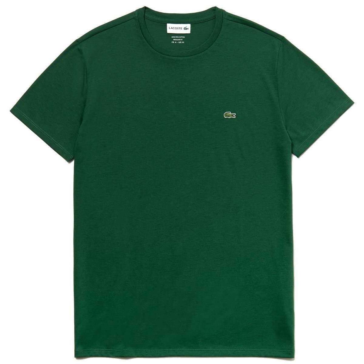 lacoste classic pima cotton t-shirt - green