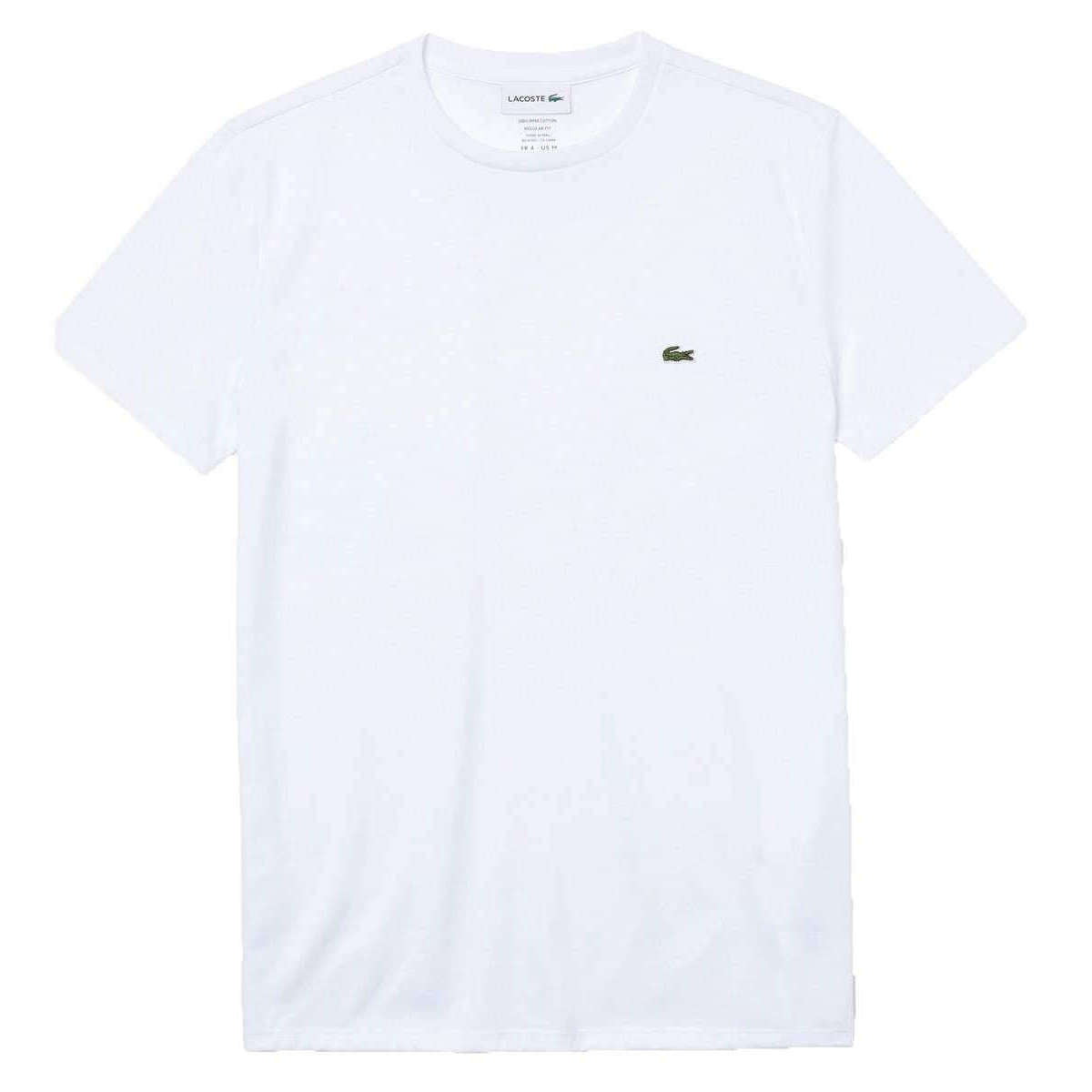 lacoste classic pima cotton t-shirt - white