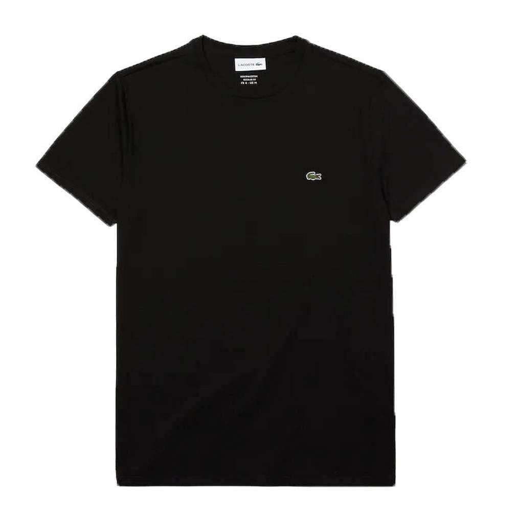 lacoste classic pima t-shirt - black