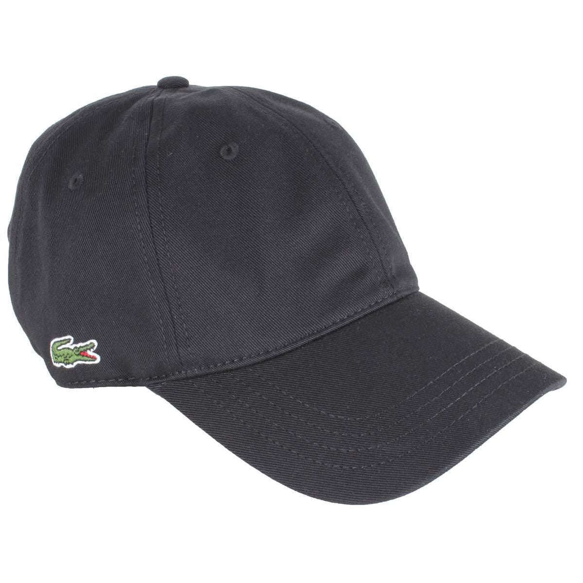 Lacoste Organic Cotton Cap - Black