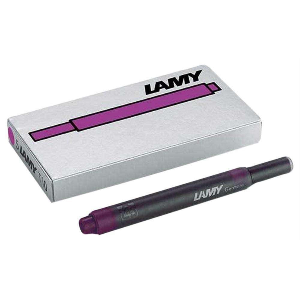 Lamy T 10 Giant Fountain Pen Ink Cartridge 5 Pack - Violet