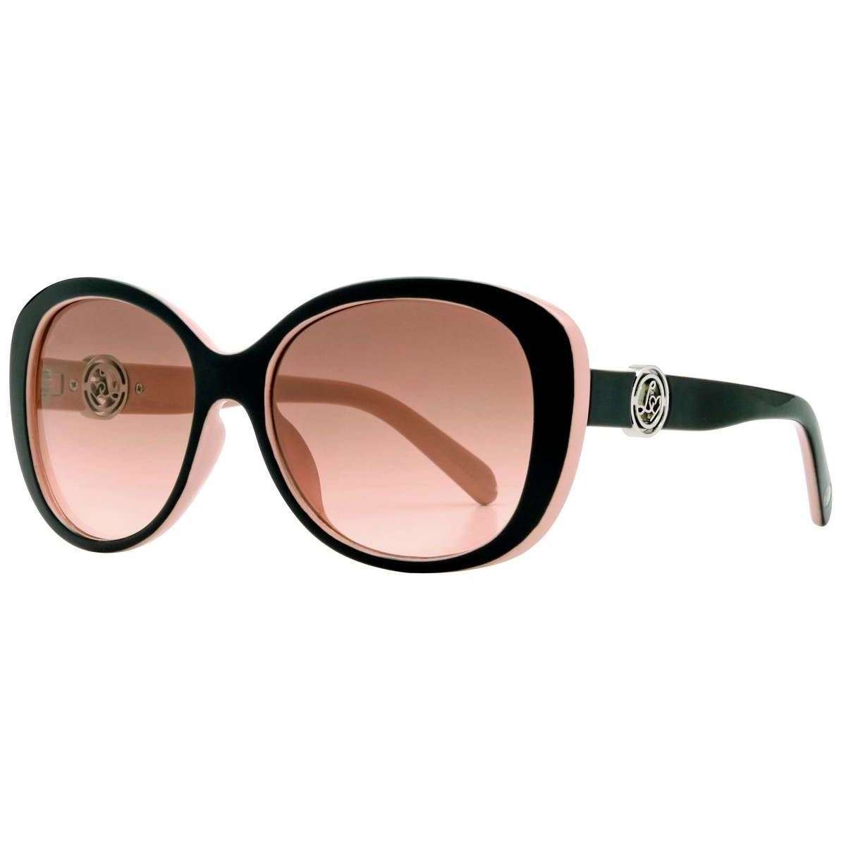 Lipsy London Angled Cat Eye Glam Sunglasses - Black