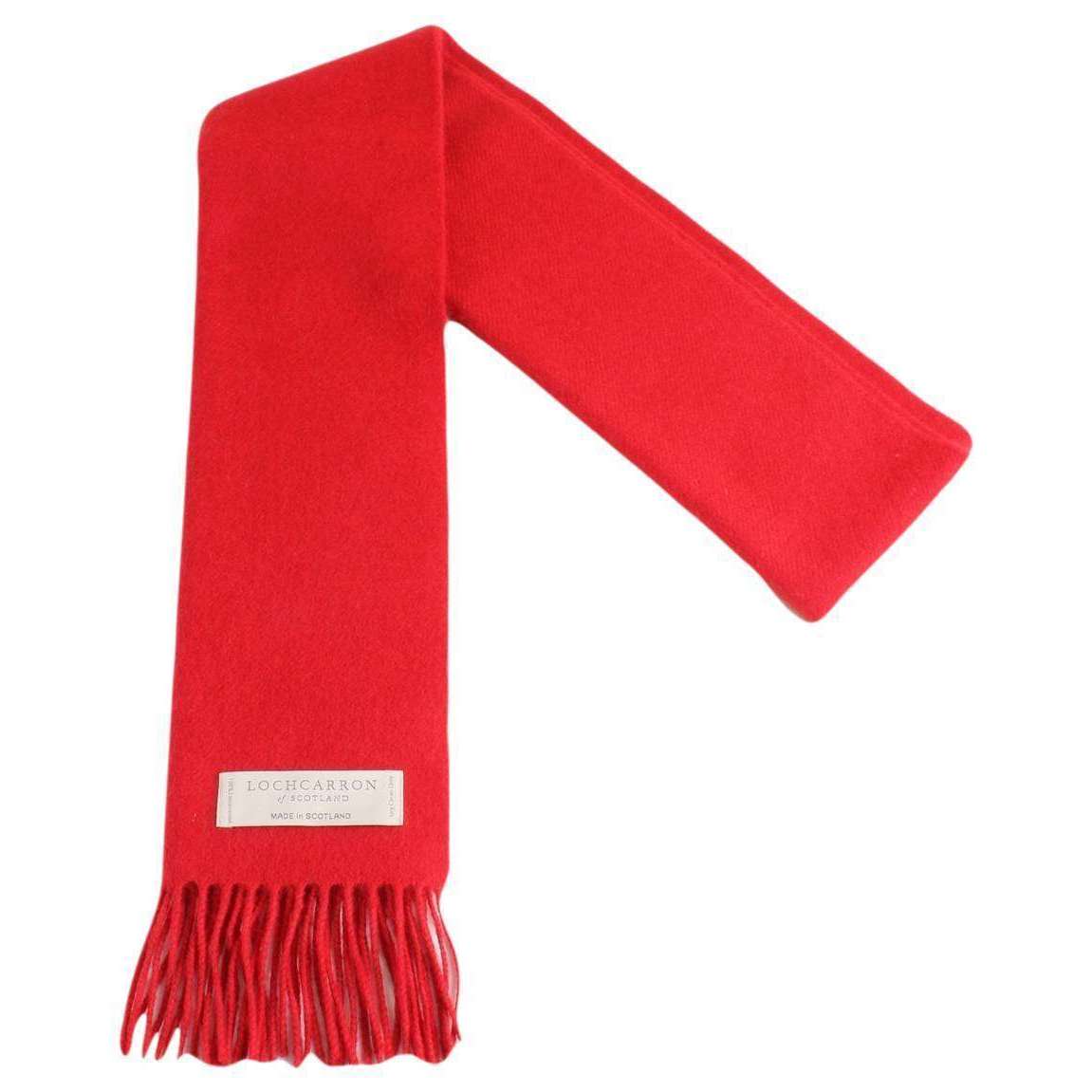 Locharron of Scotland Lambwool Scarf - Red