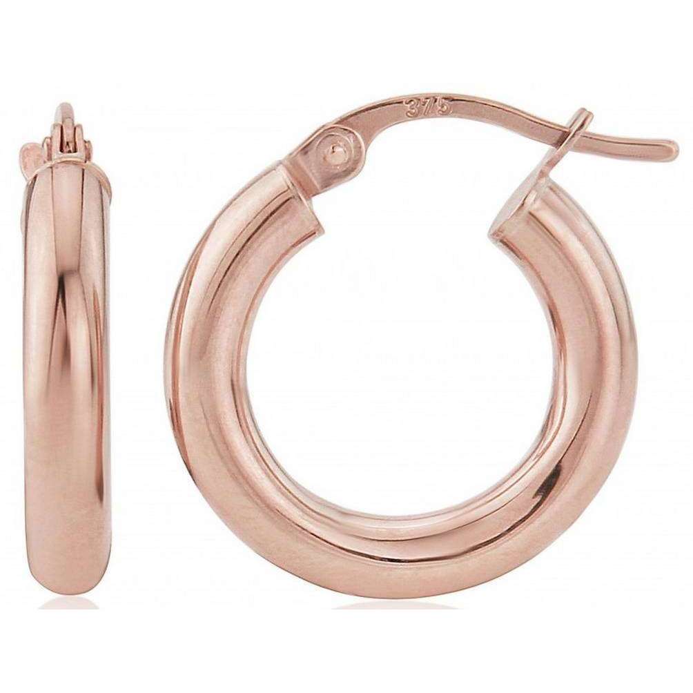 Mark Milton Extra Small Hoop Earrings - Rose Gold