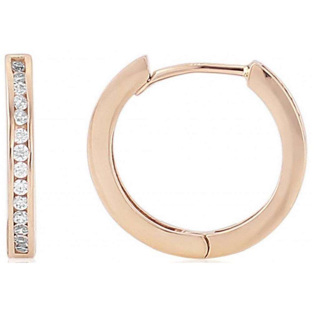 Mark Milton Hoop Earrings - Rose Gold