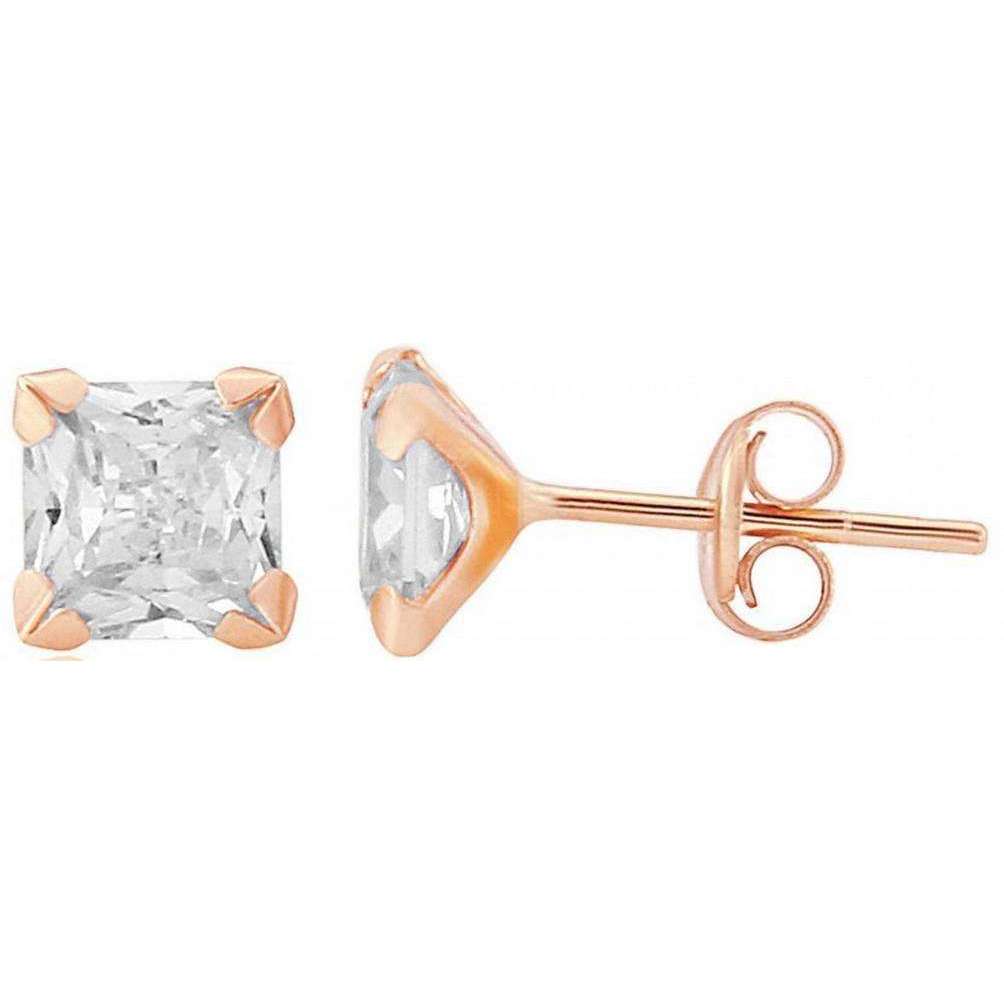 Mark Milton Stud Earrings - Rose Gold