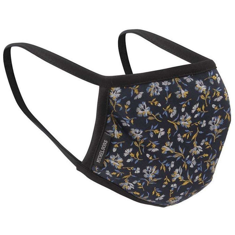 Michelsons of London Irregular Floral Face Covering - Yellow