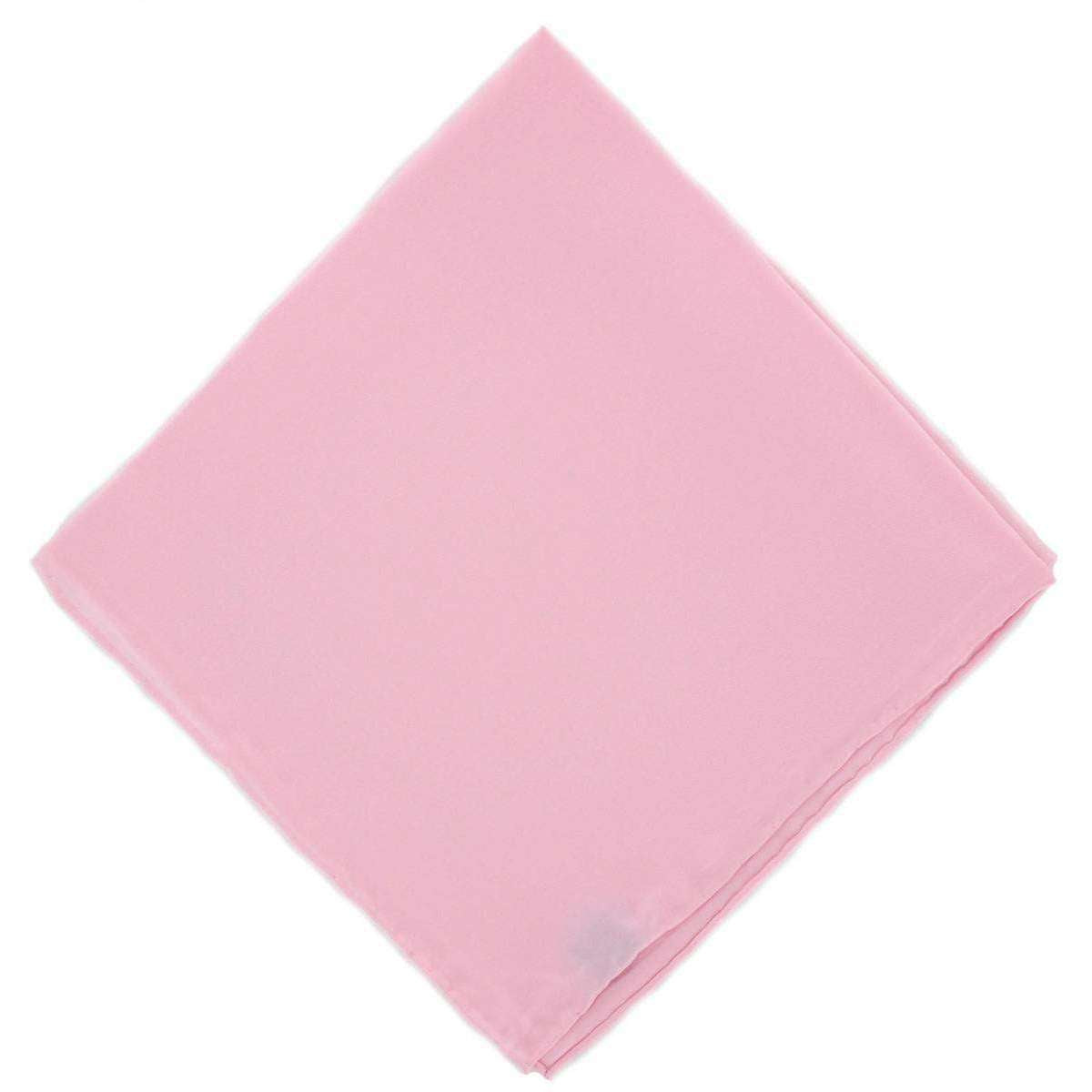 Michelsons of London Plain Silk Handkerchief - Pink