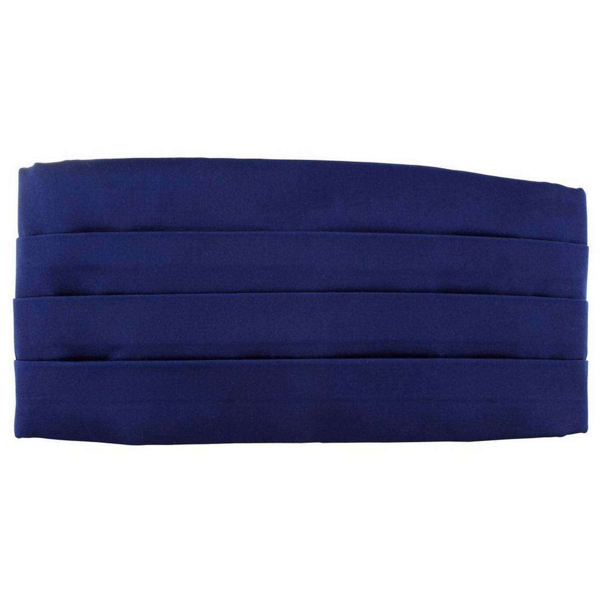 Michelsons of London Satin Silk Cummerbund - Royal Blue