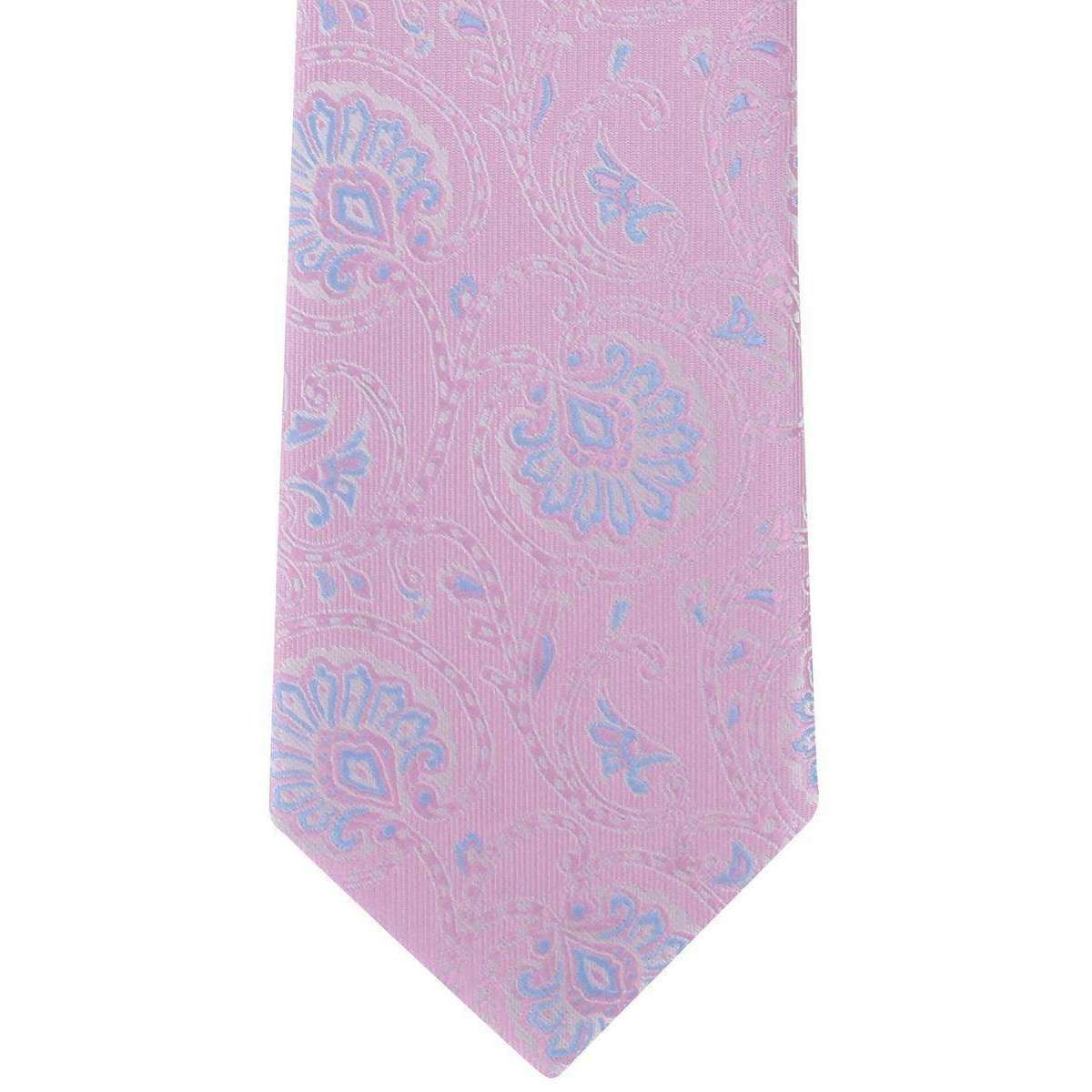 Michelsons of London Soft Paisley Polyester Tie - Pink