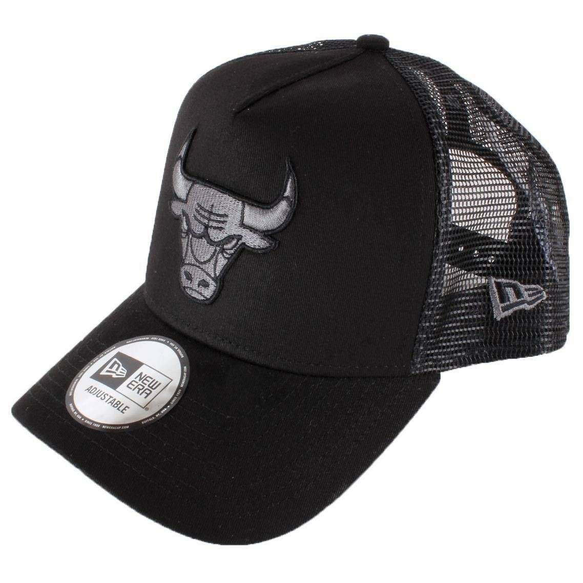 New Era 9FORTY NBA League Chicago Bulls Trucker Cap - Black/Grey