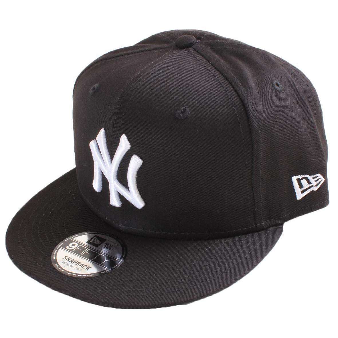 New Era MLB 9FIFTY New York Yankees Snapback - Black/Optic White