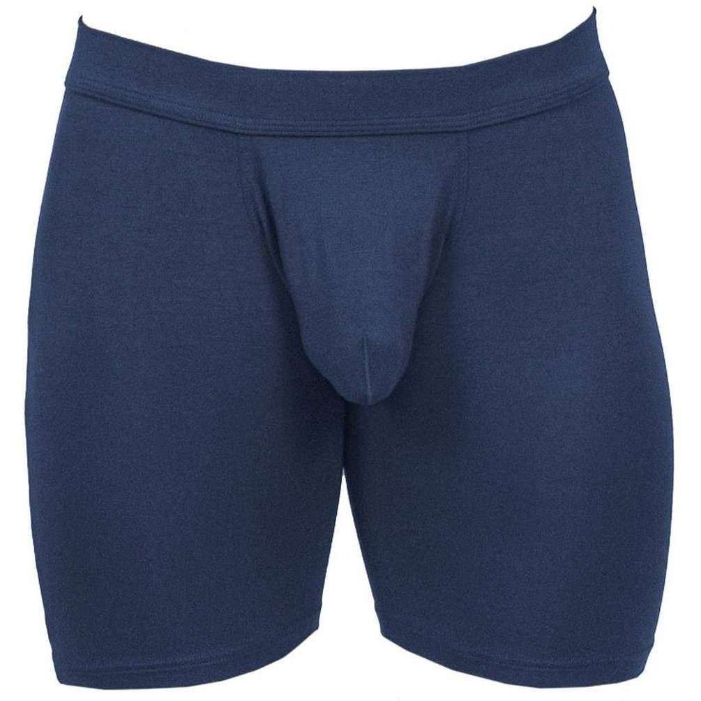 Obviously EliteMan Boxer Brief 6inch Leg - Navy