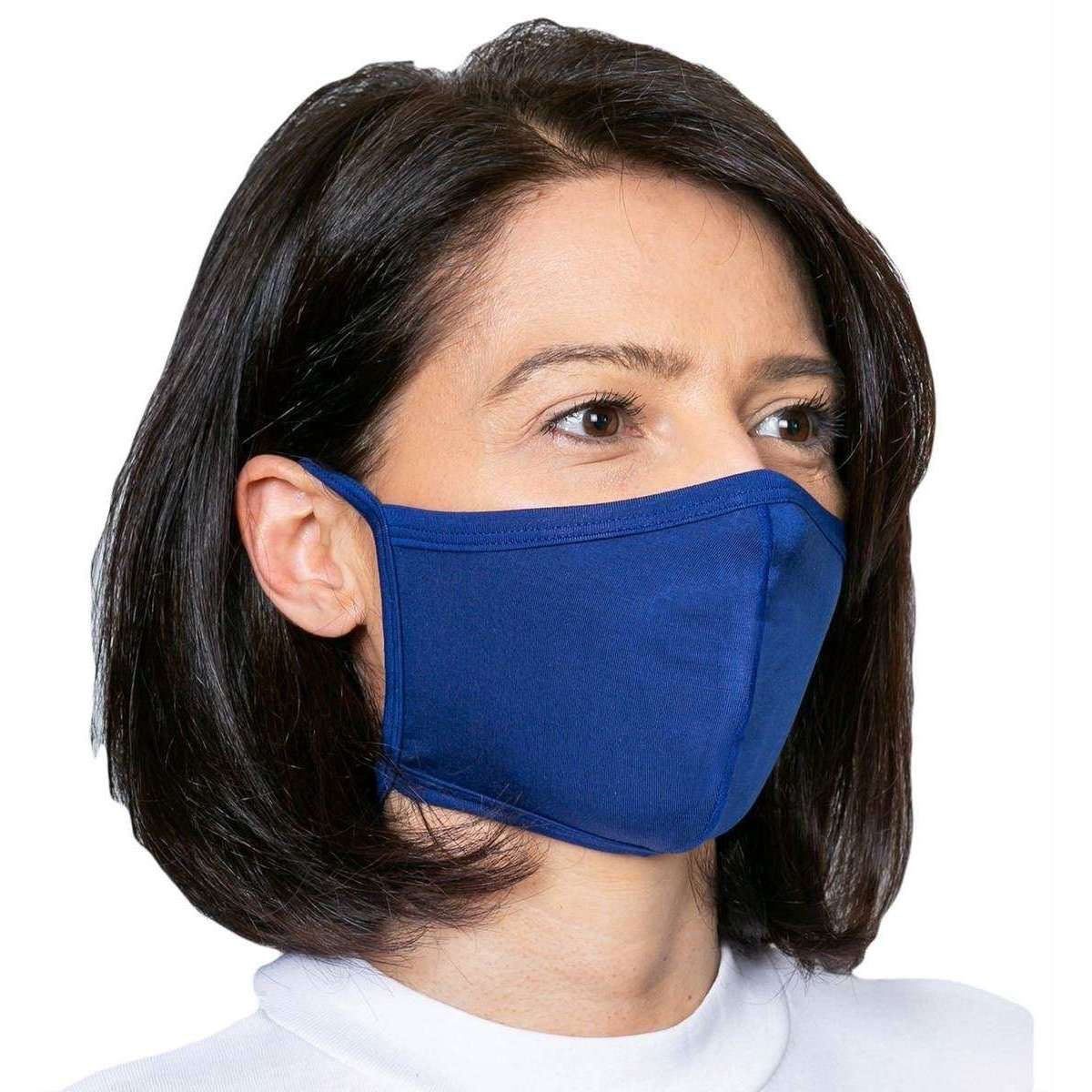 Obviously Tie Face Mask - Navy