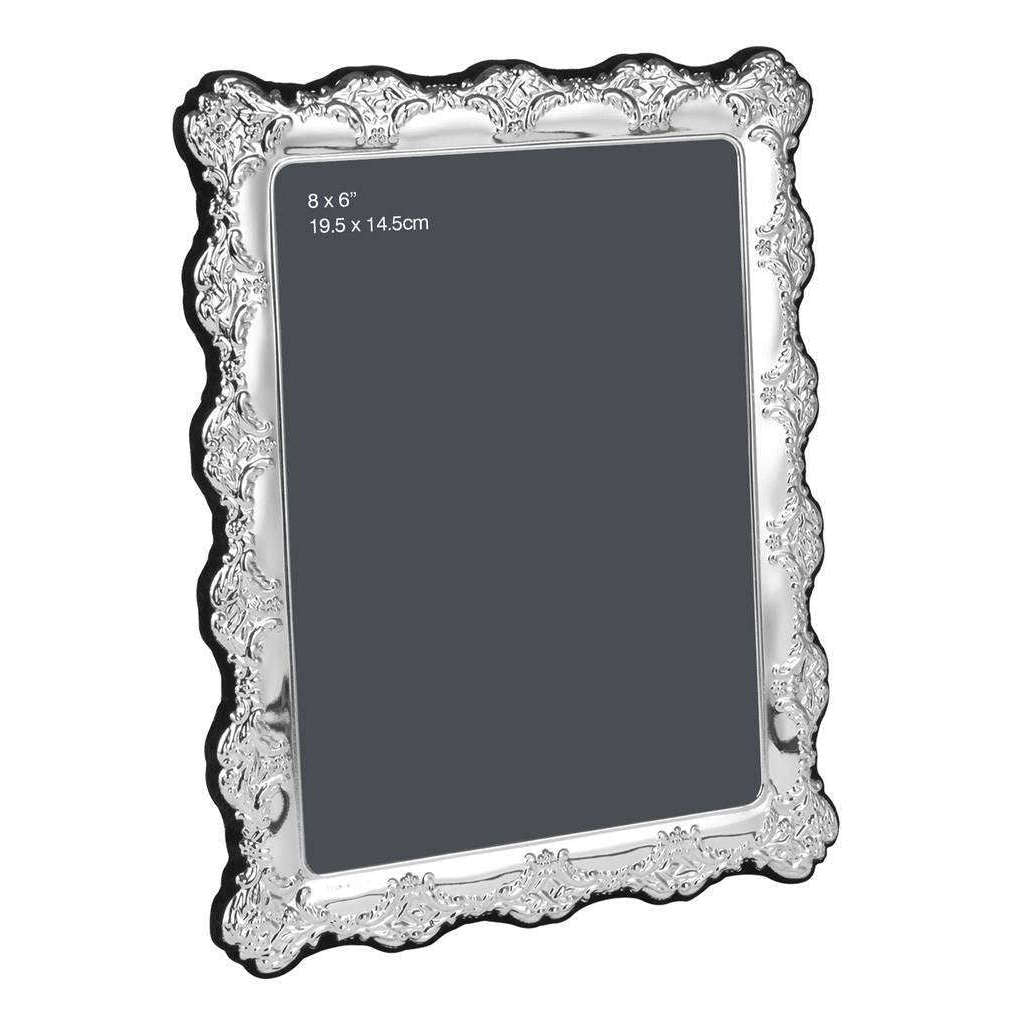 Orton West Detailed Edge Photo Frame 6x8 - Silver