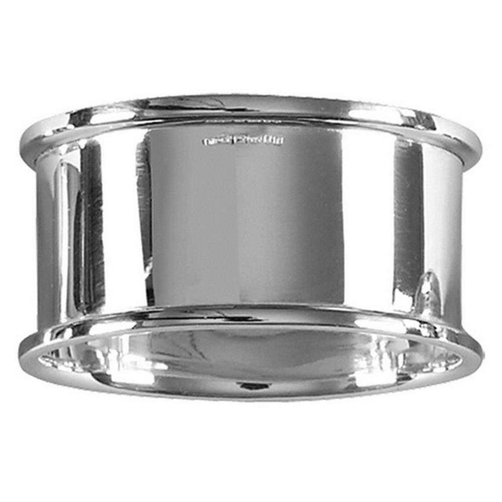 Orton West Plain Oval Napkin Ring - Silver