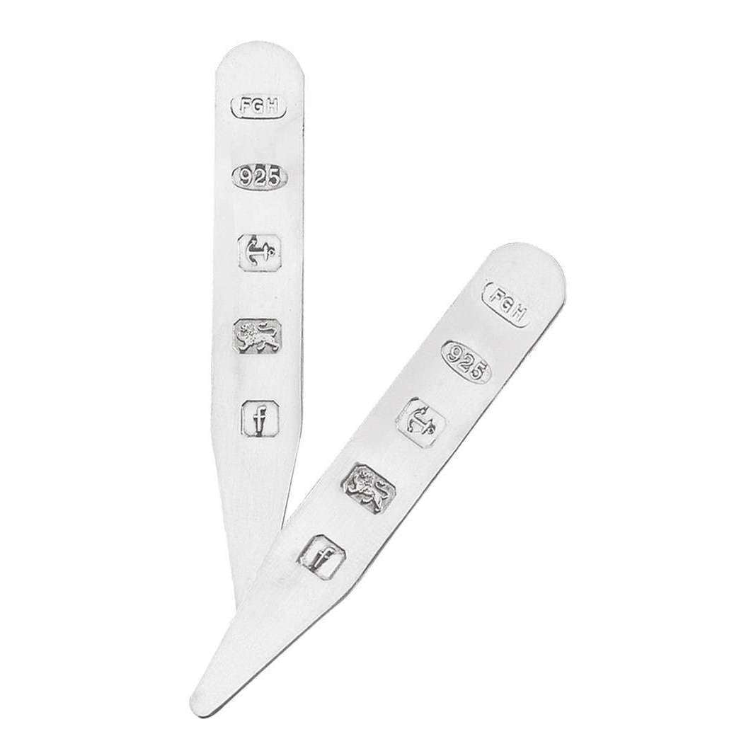 Orton West Sheath Pair of Collar Stiffeners - Silver