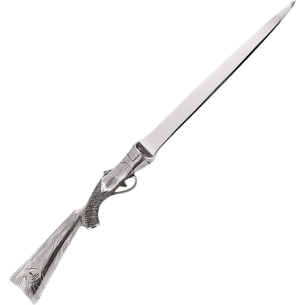 Orton West Shotgun Letter Opener - Silver