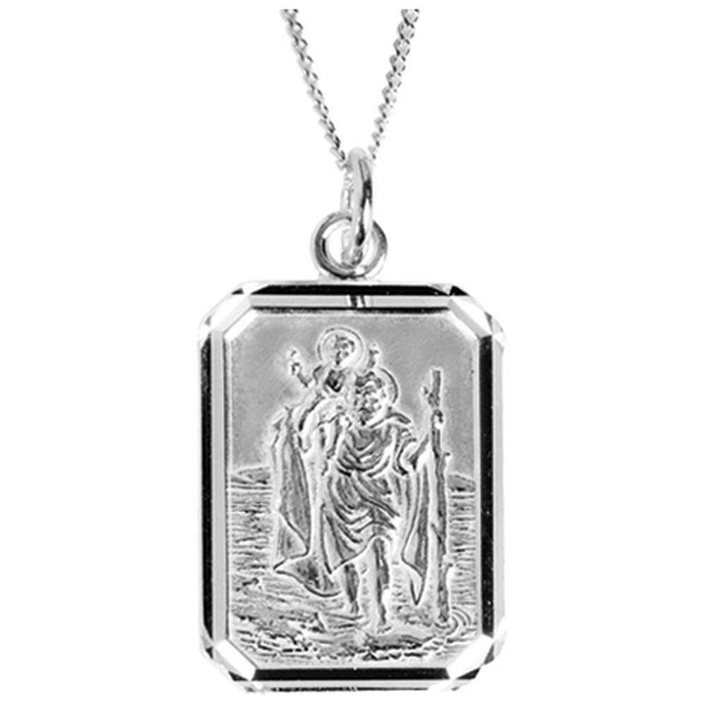 Orton West St Christopher Pendant - Silver