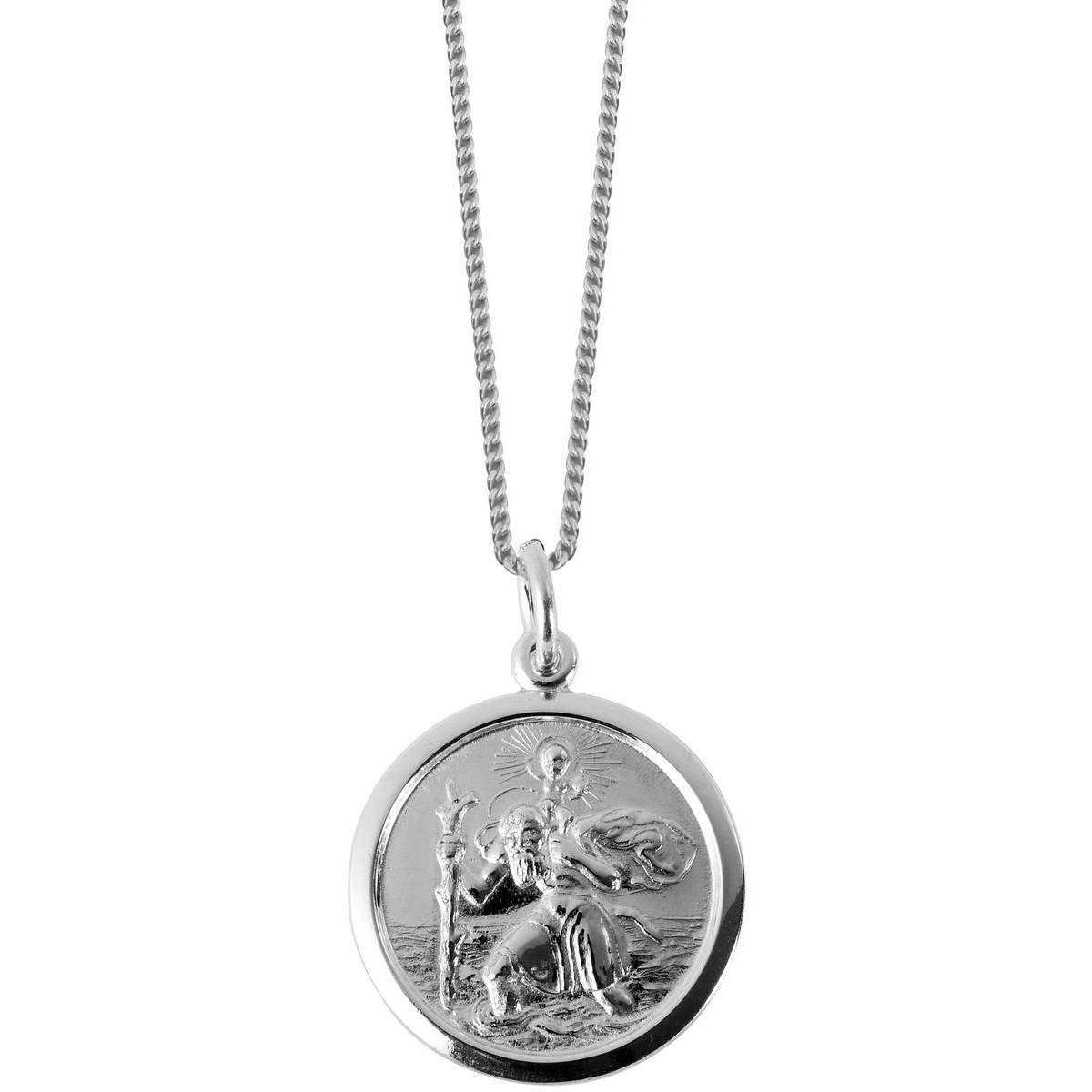 Orton West St Christopher Pendant - Silver