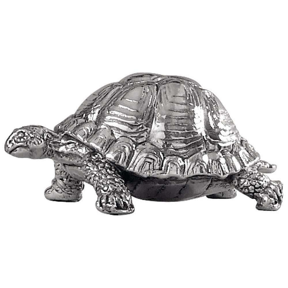 Orton West Tortoise Ornament - Silver