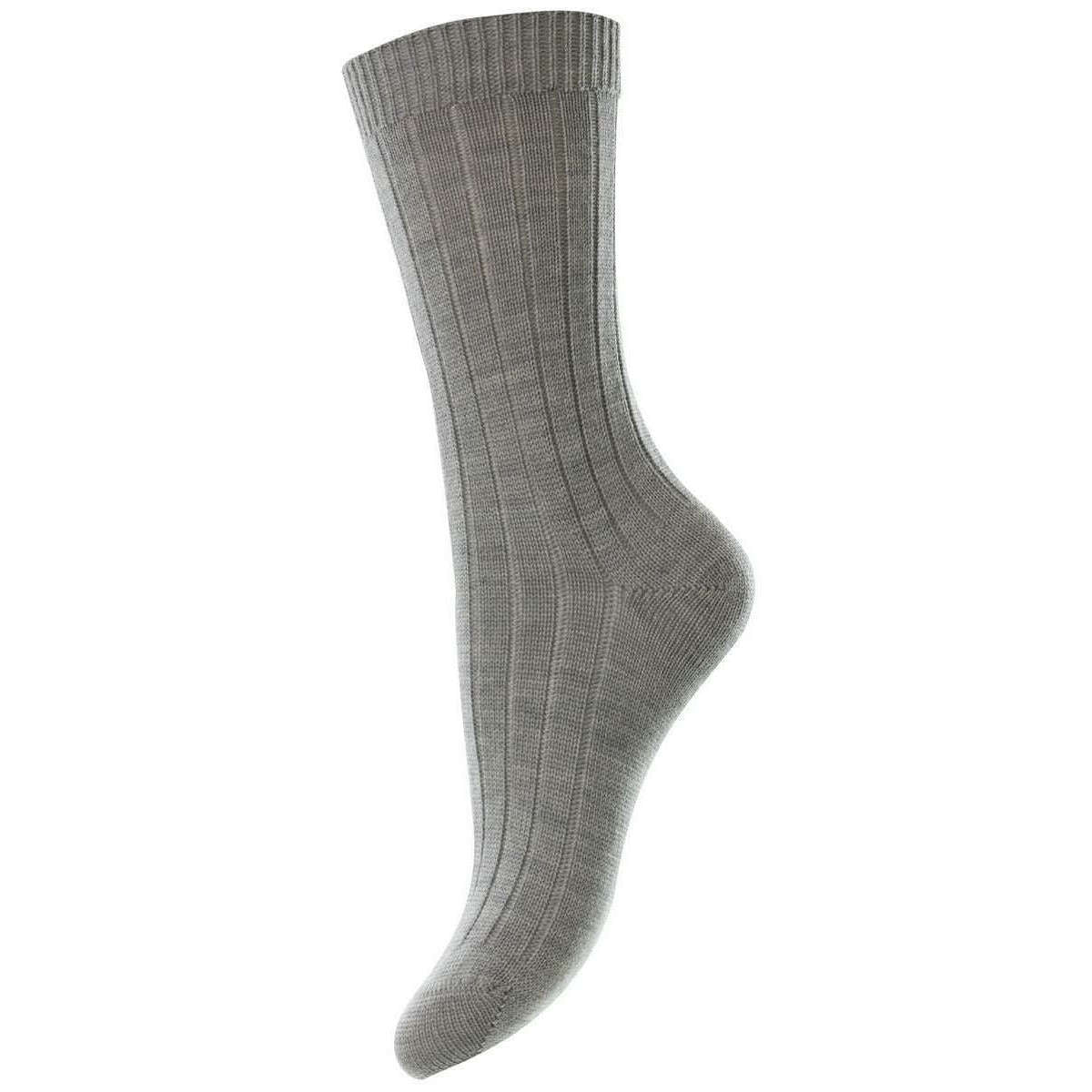 Pantherella Rachel Merino Wool Socks - Light Grey
