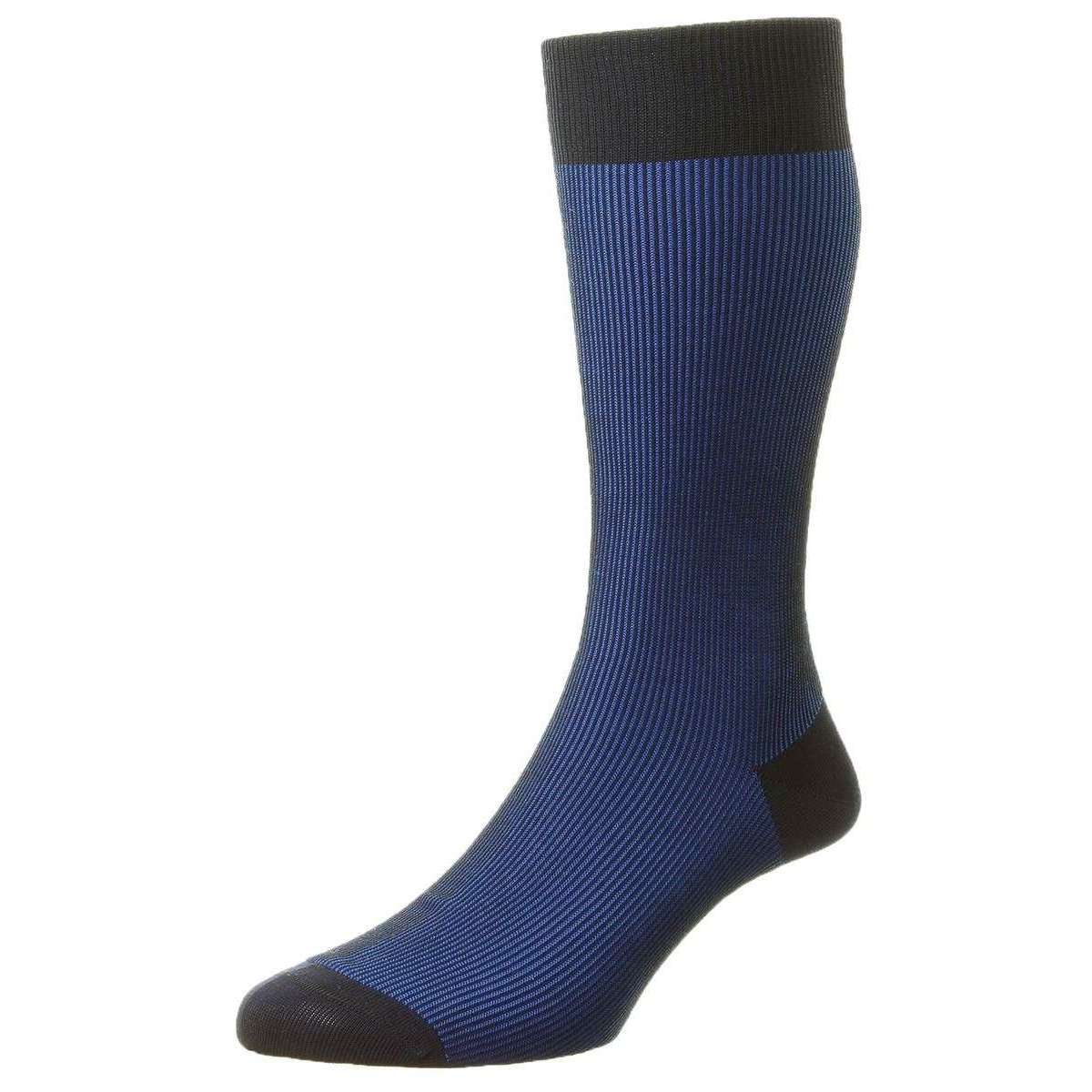 Pantherella Santos Cotton Fil D’Ecosse Socks - Navy