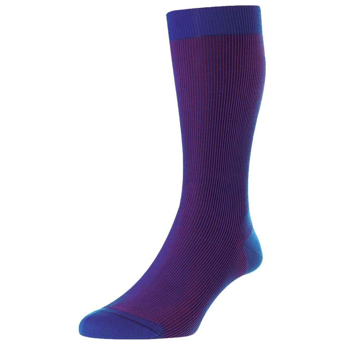 Pantherella Santos Cotton Fil D’Ecosse Socks - Sapphire Blue