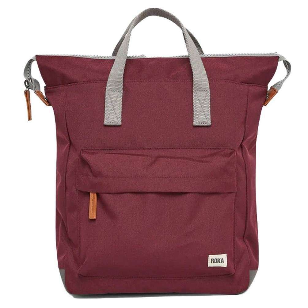 Roka Bantry B Medium Sustainable Canvas Backpack - Sienna