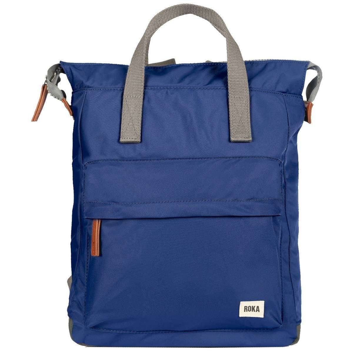 Roka Bantry B Medium Sustainable Nylon Backpack - Burnt Blue