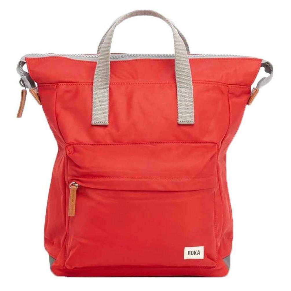 Roka Bantry B Medium Sustainable Nylon Backpack - Cranberry Red