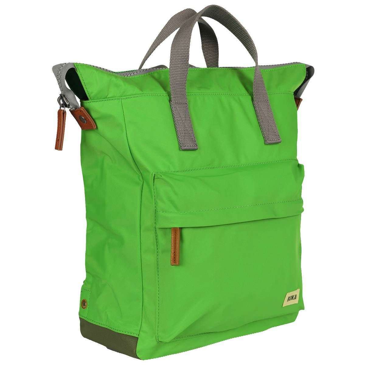 Roka Bantry B Medium Sustainable Nylon Backpack - Kelly Green