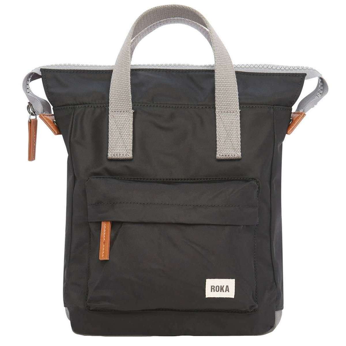 Roka Bantry B Small Sustainable Nylon Backpack - Black