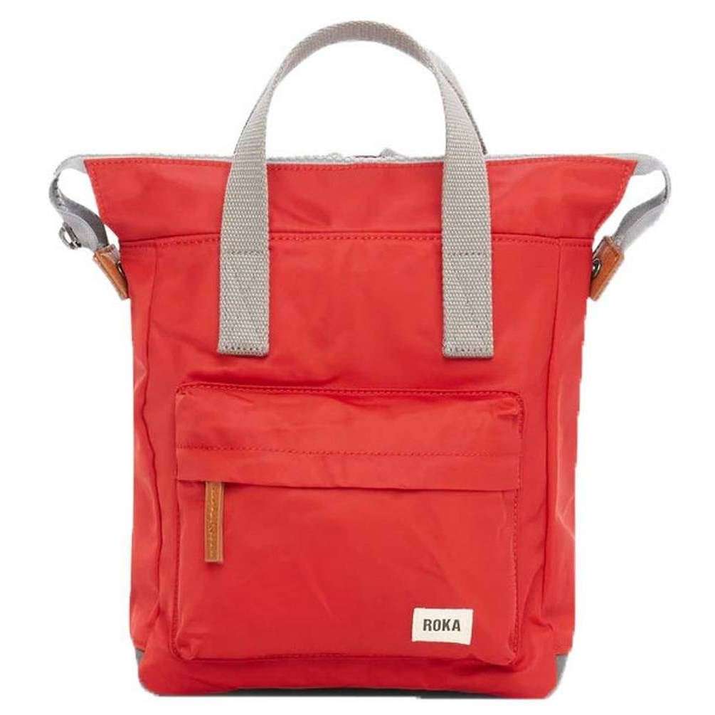 Roka Bantry B Small Sustainable Nylon Backpack - Cranberry Red