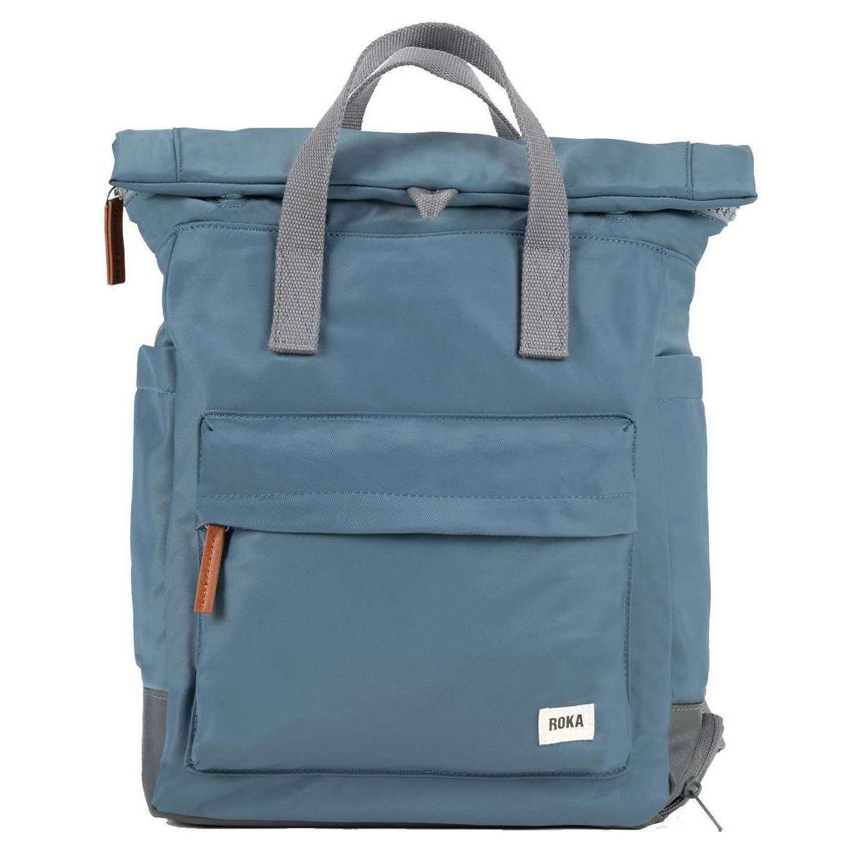 Roka Bayswater B Medium Sustainable Nylon Backpack - Airforce Blue