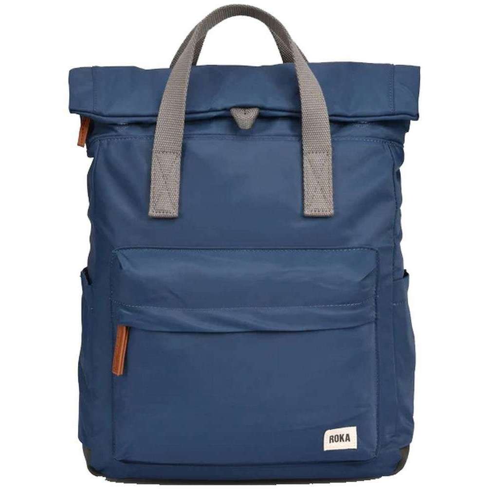 Roka Canfield B Medium Sustainable Nylon Backpack - Pacific Blue